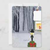 Urlaub in New Zuhause Card Einladung (Rückseite)