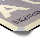 Urlaub in Österreich Poster (Ecke)