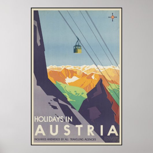 Urlaub in Österreich Poster (Vorne)