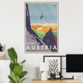 Urlaub in Österreich Poster (Heimbüro)
