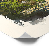 Urlaub in Punta Cana: Erinnerungen mit einem Vinta Poster (Ecke)