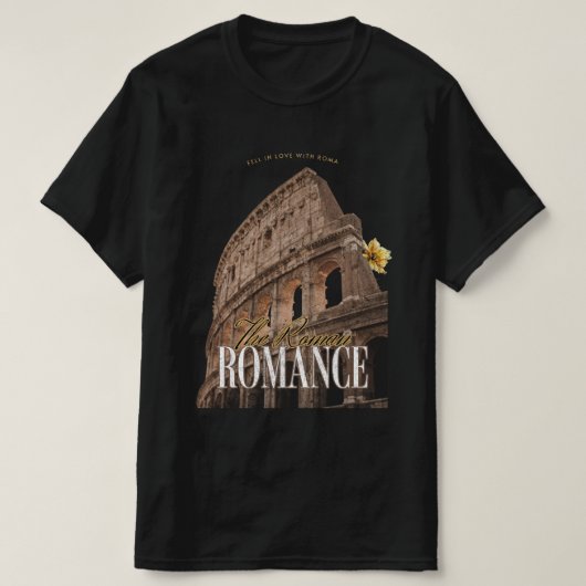 Urlaub in Rom im Kolosseum Retro Italien Schwarz T-Shirt (Design vorne)