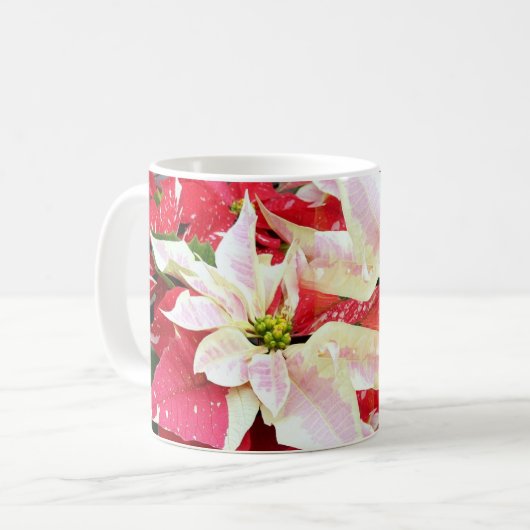 Urlaub in Rot und Weiß Kaffeetasse (Vorderseite Links)