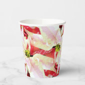 Urlaub in Rot und Weiß Pappbecher (Links)