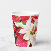 Urlaub in Rot und Weiß Pappbecher (Vorderseite)