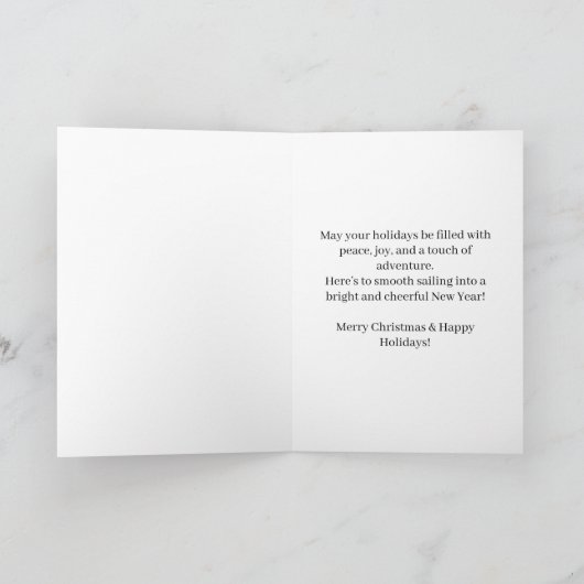 Urlaub in Santa Ana Karte (Innenseite)