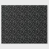 Urlaub in Schwarz und Weiß Geschenkpapier (Flach)