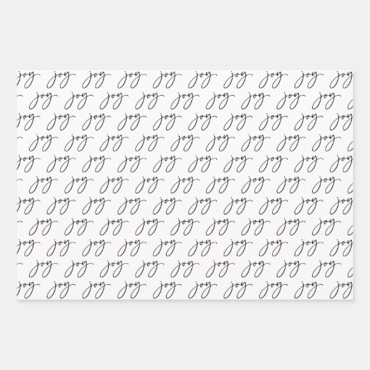 Urlaub in Schwarz und Weiß Geschenkpapier Set (Vorderseite)