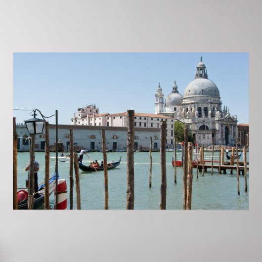 Urlaub in Venedig Landschaftsposter Poster (Vorne)