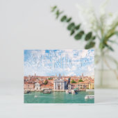 Urlaub in Venedig Postkarte (Stehend Vorderseite)