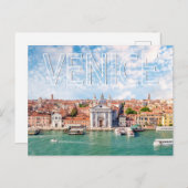 Urlaub in Venedig Postkarte (Vorne/Hinten)