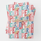 Urlaub in Weiß Geschenkpapier Set (Beispiel)