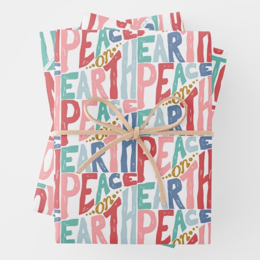 Urlaub in Weiß Geschenkpapier Set (Beispiel)