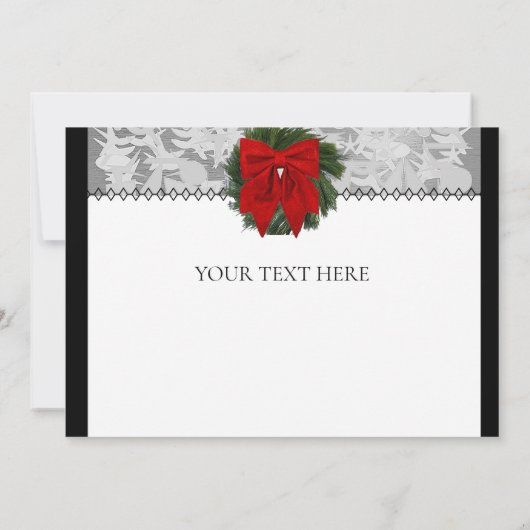 URLAUB INVITATIONAL 12x18 Karte (Rückseite)