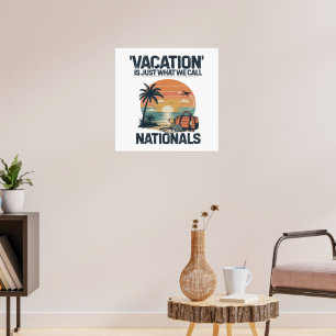 Urlaub ist genau das, was wir Landesmeisterschafte Poster