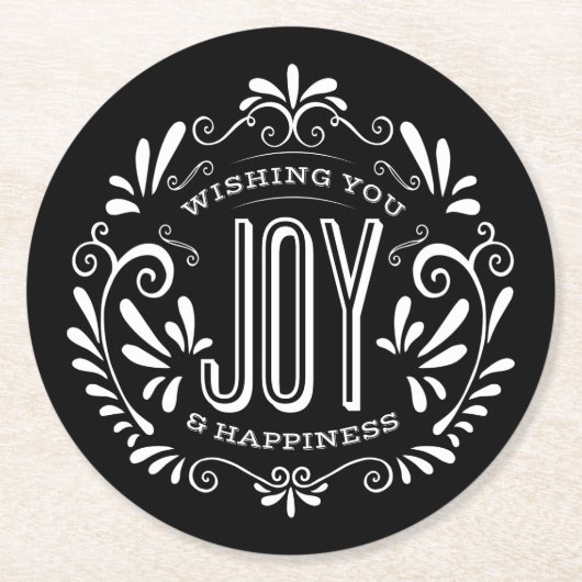 URLAUB JOY CHALKBOARD UNTERSETZER (Vorderseite)