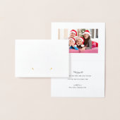 URLAUB JOY CHRISTMAS ORNAMENT BANNER | GOLD FOLIENKARTE (Anzeige)