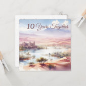 Urlaub Jubiläum Geschenk Exotic Marokko Reise Karte (Vorderseite/Rückseite Beispiel)