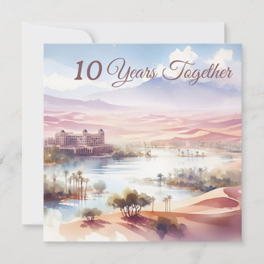 Urlaub Jubiläum Geschenk Exotic Marokko Reise Karte (Vorderseite)