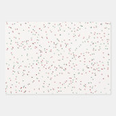 Urlaub kariert rot und grün geschenkpapier set (Vorderseite 3)