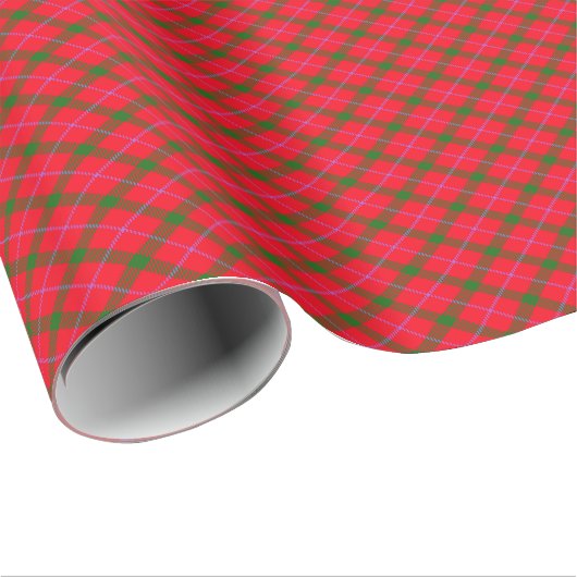 Urlaub Kariert / Tartan Geschenkpapier (Rolleneckpunkt)