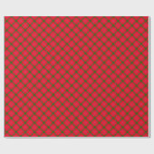 Urlaub Kariert / Tartan Geschenkpapier (Flach)