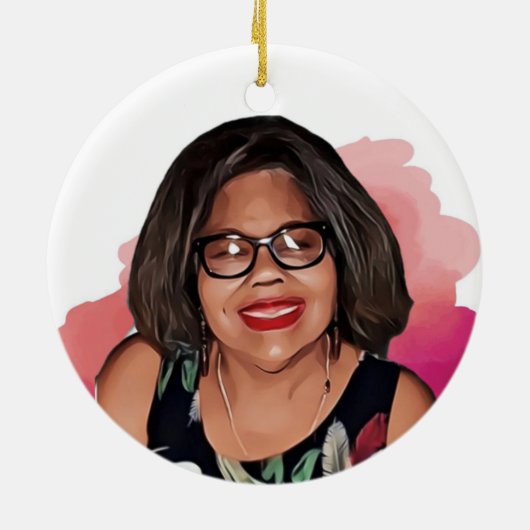 Urlaub Keramik Ornament (Hinten)