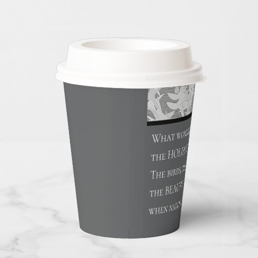 URLAUB klein Pappbecher (Rechts)