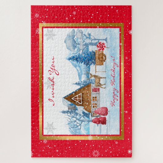 Urlaub Landschaft individuell gestalten Puzzle (Vertikal)