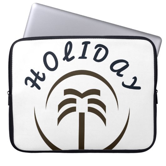 Urlaub Laptopschutzhülle (Vorderseite)