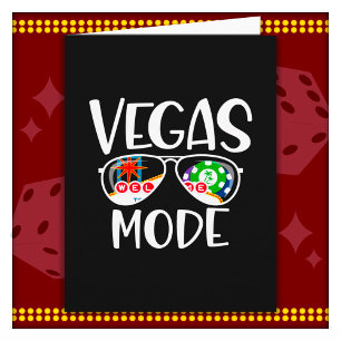 Urlaub Las Vegas Reise Vegas-Modus Las Vegas-Vakat Karte