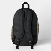 Urlaub, Lass uns wegfahren ! Bedruckter Rucksack (Rückseite)