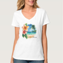 Urlaub, Lass Uns Zum Strand Gehen T-Shirt