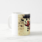Urlaub lassen es schneebezaubernden Schneemann Kaffeetasse (Vorderseite Links)