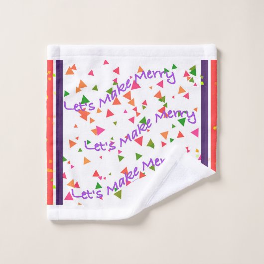 URLAUB LET'S MAKE MERRY BADHANDTUCH SET (Waschlappen)