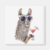 Urlaub Llama Magnet (Vorne)