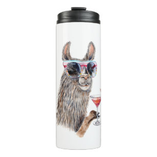 Urlaub Llama Thermosbecher