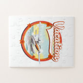 Urlaub Logo Puzzle (Horizontal)