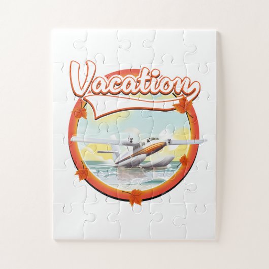 Urlaub Logo Puzzle (Vertikal)