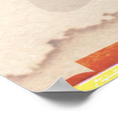 Urlaub machen - Andes Vintag Vacation Poster (Ecke)