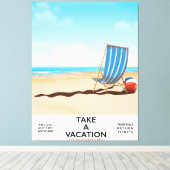 Urlaub machen leinwanddruck (Insitu (Holzboden))