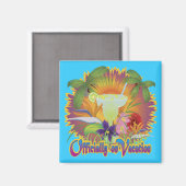 Urlaub Magnet (Vorderseite/Rückseite)