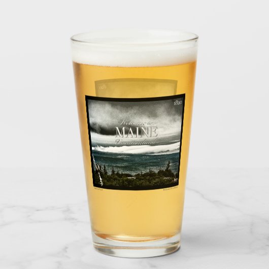 Urlaub, Maine Glas (Rückseite (gefüllt))