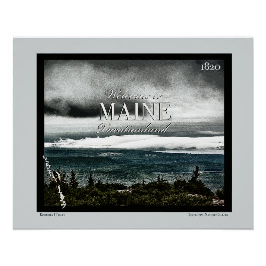 Urlaub, Maine Poster (Vorderseite)