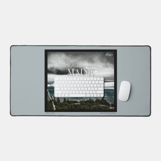 Urlaub, Maine Schreibtischunterlage (Tastatur & Maus)