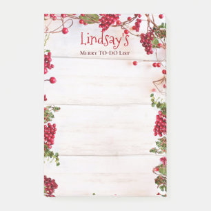 Urlaub Merry Berries To-Do-Liste Post-it Klebezettel