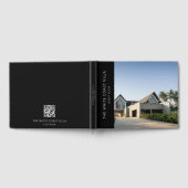 Urlaub Miete Foto QR Code Kommentare Schwarz Gästebuch (Voll)