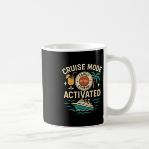 Urlaub mit aktiviertem Kreuzfahrtmodus für Männer  Kaffeetasse