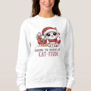 Urlaub mit Katitude machen Sweatshirt