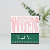 URLAUB MIT KUNST DECO FEIERTAGSKARTE (Stehend Vorderseite)